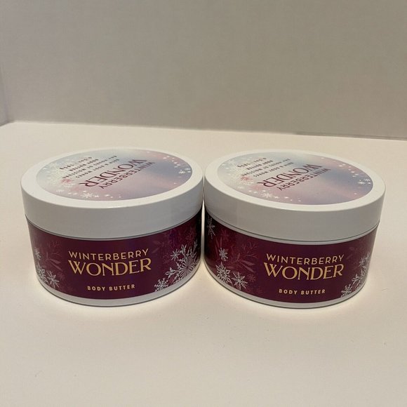 Bath & Body Works Winterberry Wonder Body Butter Lot of 2